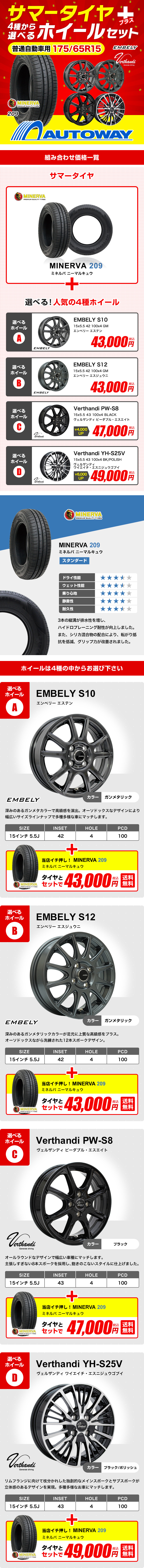 175/65R15 タイヤアルミホイール4本セット　コンパクトカー、ファミリーカ 楽天市場】175/65R15（サマータイヤ・ホイールセット｜タイヤ