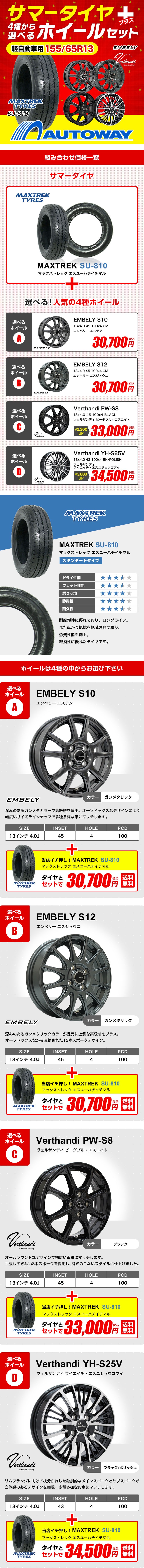 155/65R13 バリ溝　4本セット　 軽自動車、コンパクトカーサイズ 155 65 r13 4本セット（自動車用タイヤ、ホイール）｜自動車
