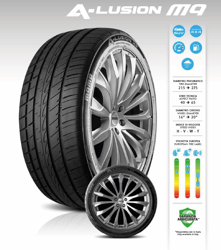 タイヤ サマータイヤ モモタイヤ A-LUSION M-9 235/55R19 105W 
