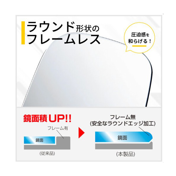 ホンダ Nシリーズ専用 平面鏡 R15 セイワ(SEIWA) カー用品 車種専用品 ホンダ純正ミラー Nシリーズ