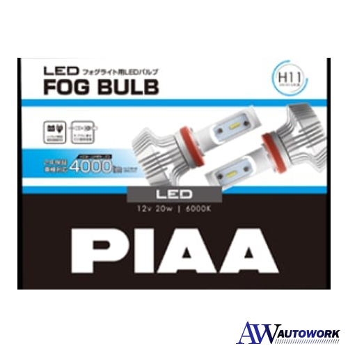 PIAA LEF402 フォグライト用 LEDバルブ H8 / H11 / H16 6000K 4000lm