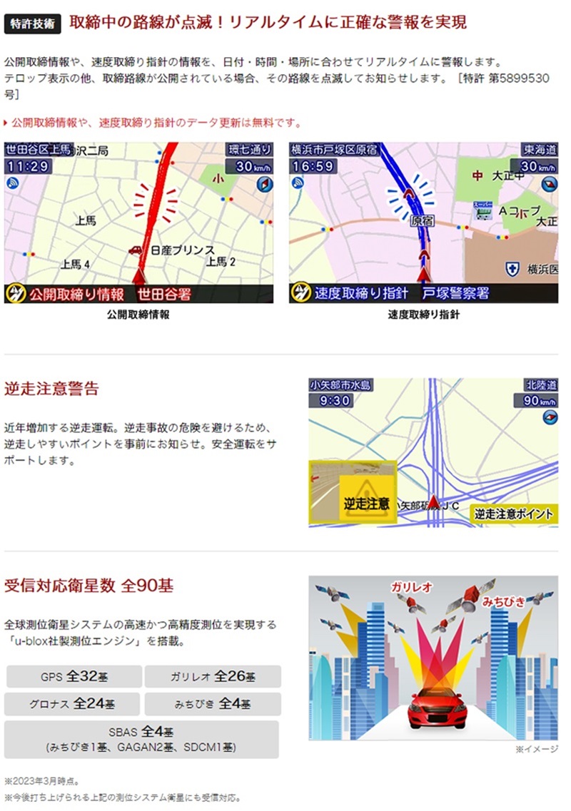 Yupiteru ユピテル SUPER CAT レーザー&レーダー探知機 PREMIUM LINE LS2100｜autowork｜08