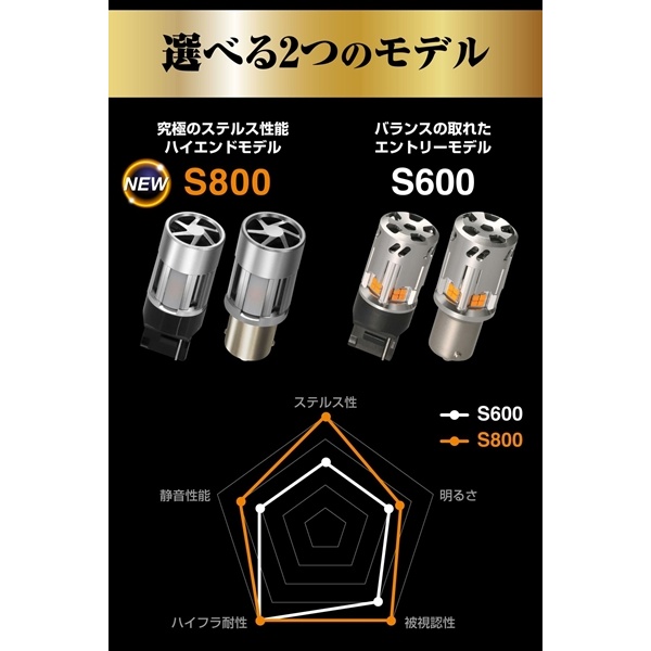 カーメイト GIGA BW353 LEDウインカー S800 T20 : オートワークヤフー