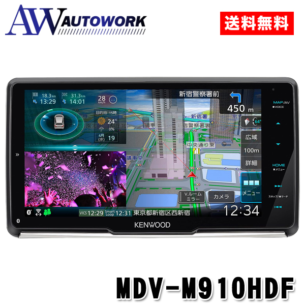 KENWOOD �P���E�b�h MDV-M910HDF �J�[�p�i �I�[�f�B�I��̌^�i�r ���{�� ��������ɑΉ� ���C�����X�~���[�����O�Ή�