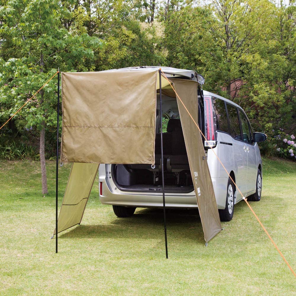 槌屋ヤック U-V1 VISOA×LOGOS カージョイントタープ : オートワーク