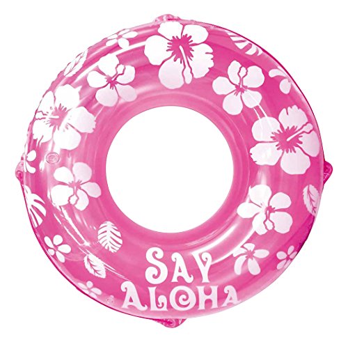 卸し売り購入ドウシシャ 浮き輪 SayAloha ピンク 120cm 水遊び