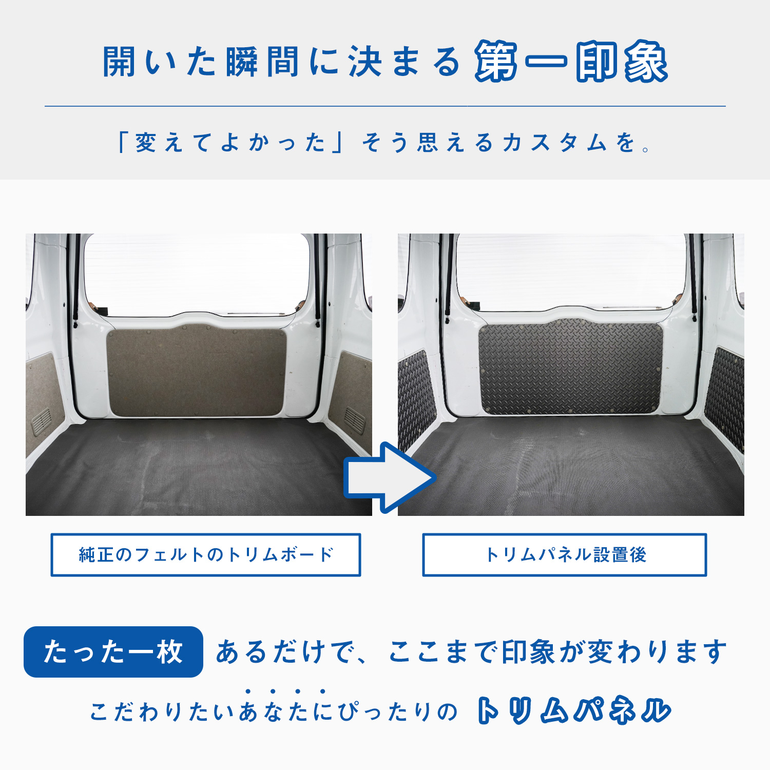 プロダックス 17系 エブリイバン トリムパネル 3枚セット ｜ DA17V