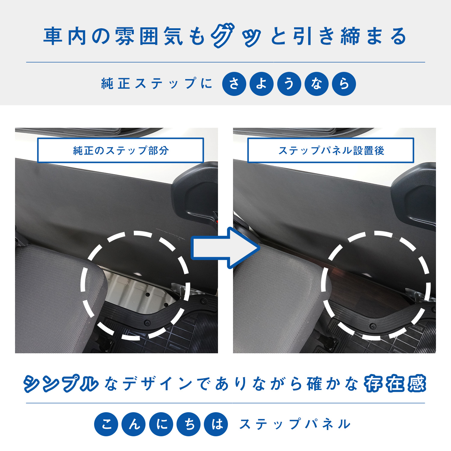 プロダックス 200系 ハイエース DX 標準幅 ワイド幅 ステップパネル