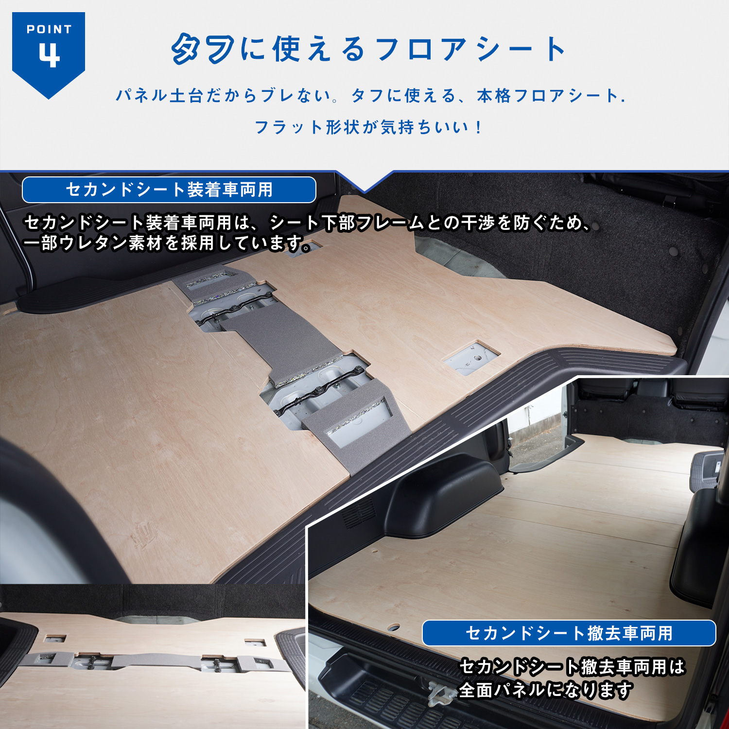 プロダックス 200系 ハイエース スーパーGL 標準 フロアパネル イン