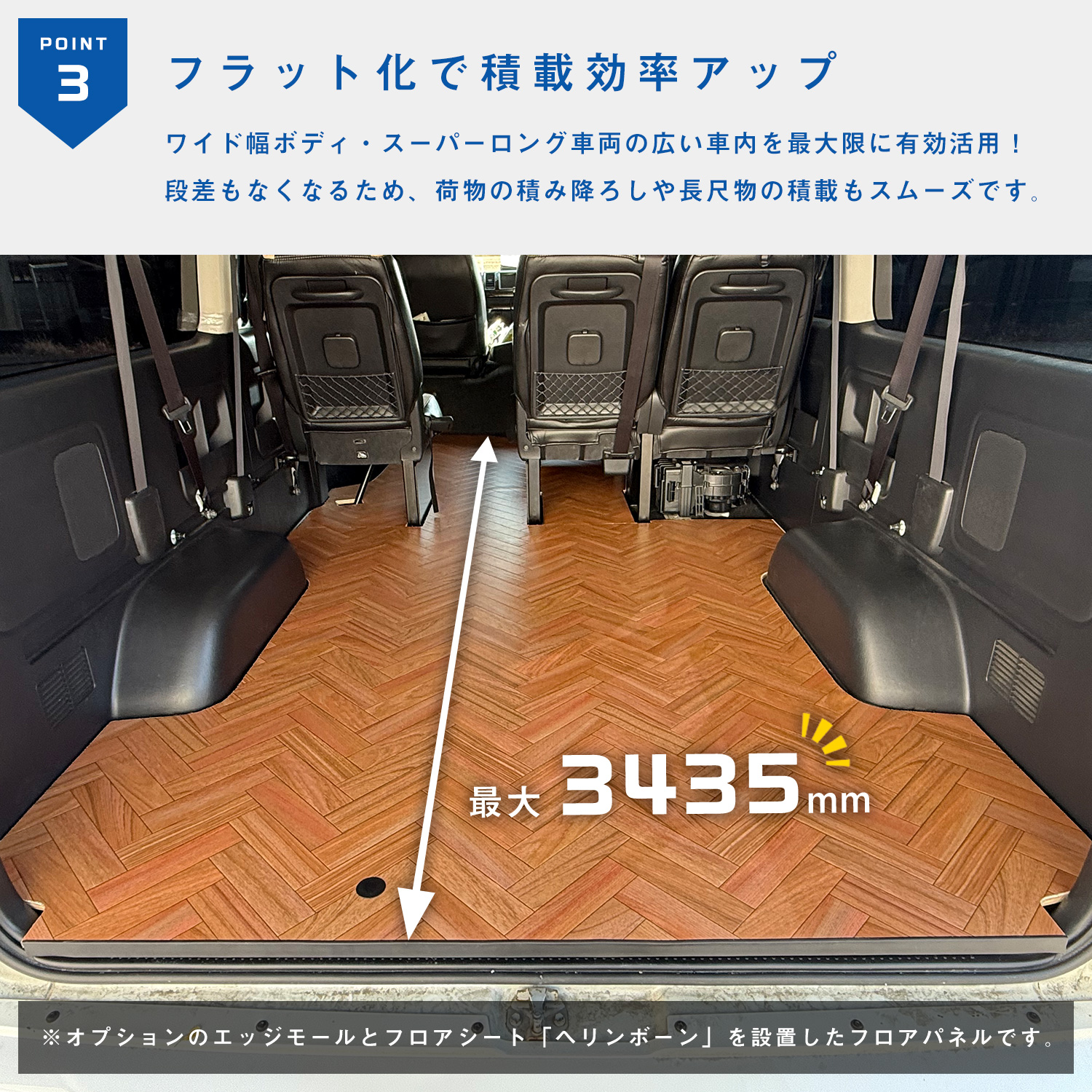 プロダックス 200系 ハイエース グランドキャビン フロアパネル L