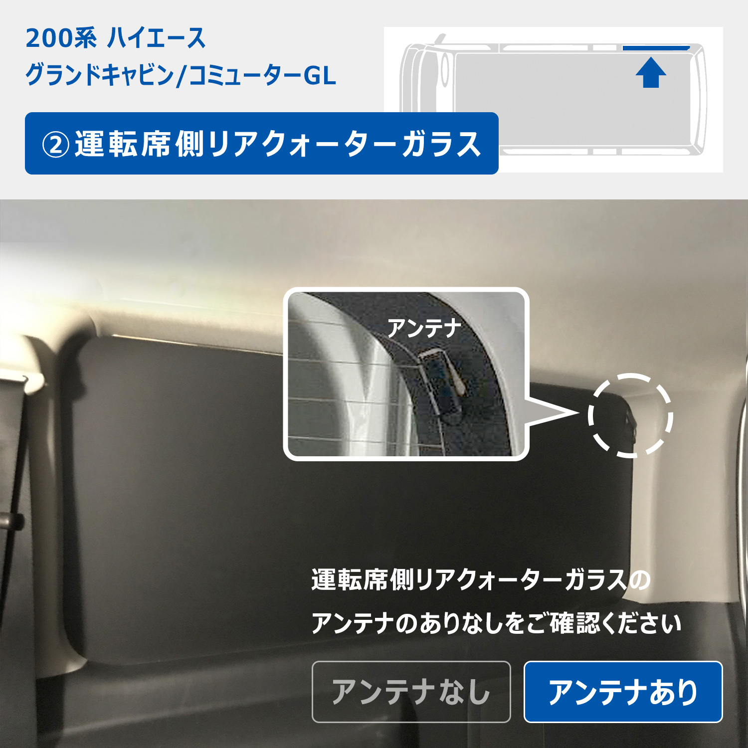 ハイエース ウィンドウパネル プロダックス
