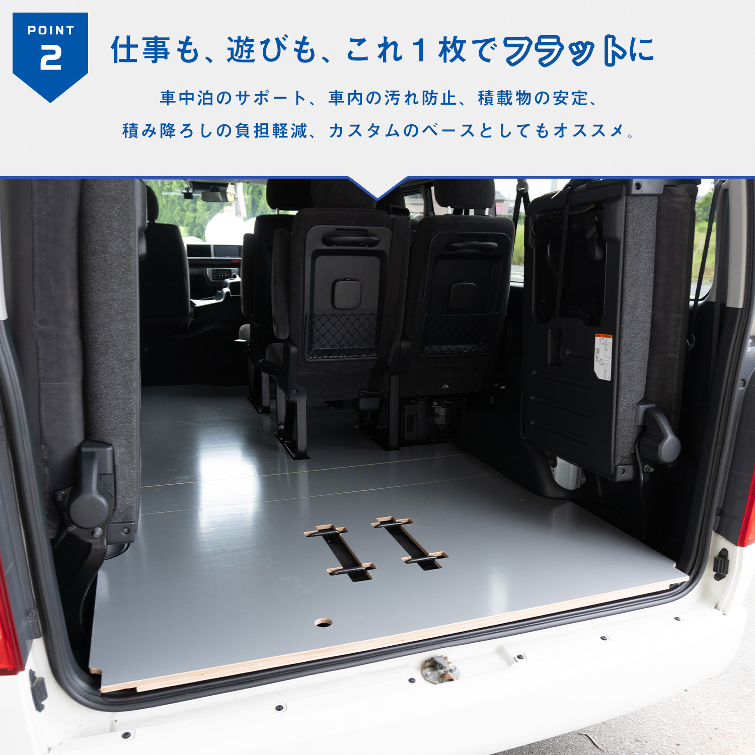 ハイエース　ワイド　ワゴン　ＧＬ　フロアパネル　10人乗り プロダックス 200系ハイエース ワゴンGL 【 10人乗り仕様専用 】フロア