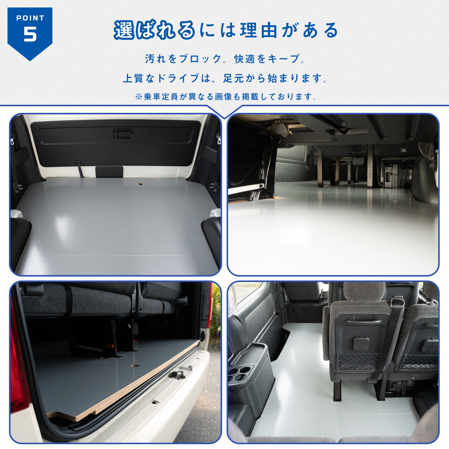 プロダックス 200系ハイエース ワゴンGL 【 10人乗り仕様専用 】フロア