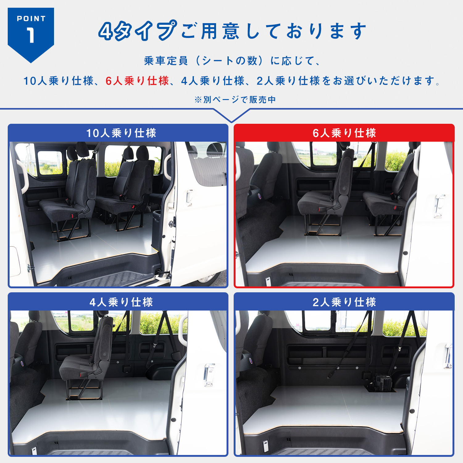 プロダックス 200系ハイエース ワゴンGL 【 6人乗り仕様専用 】 フロア