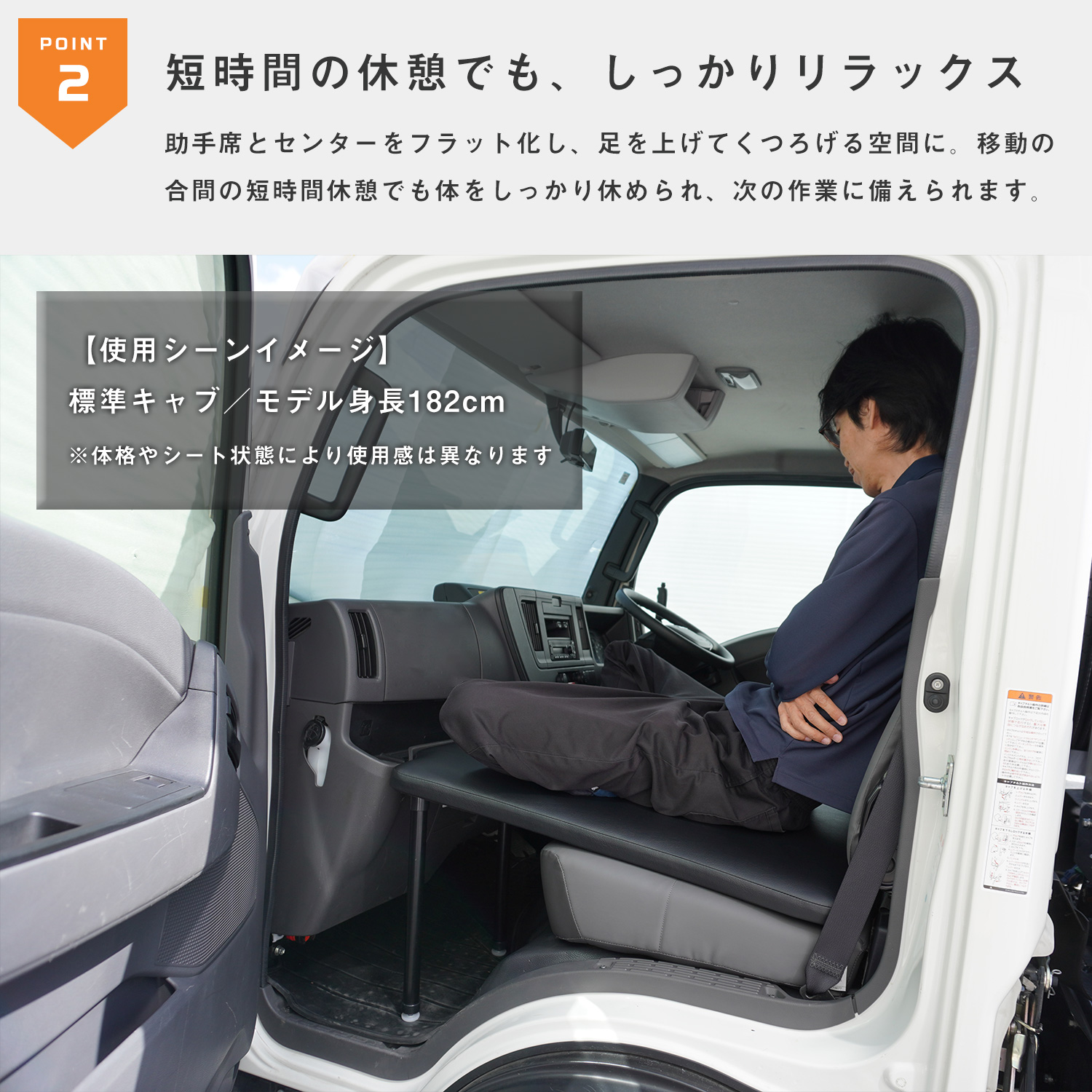 プロダックス いすゞ 23エルフ フラットキット ｜ 助手席 センター