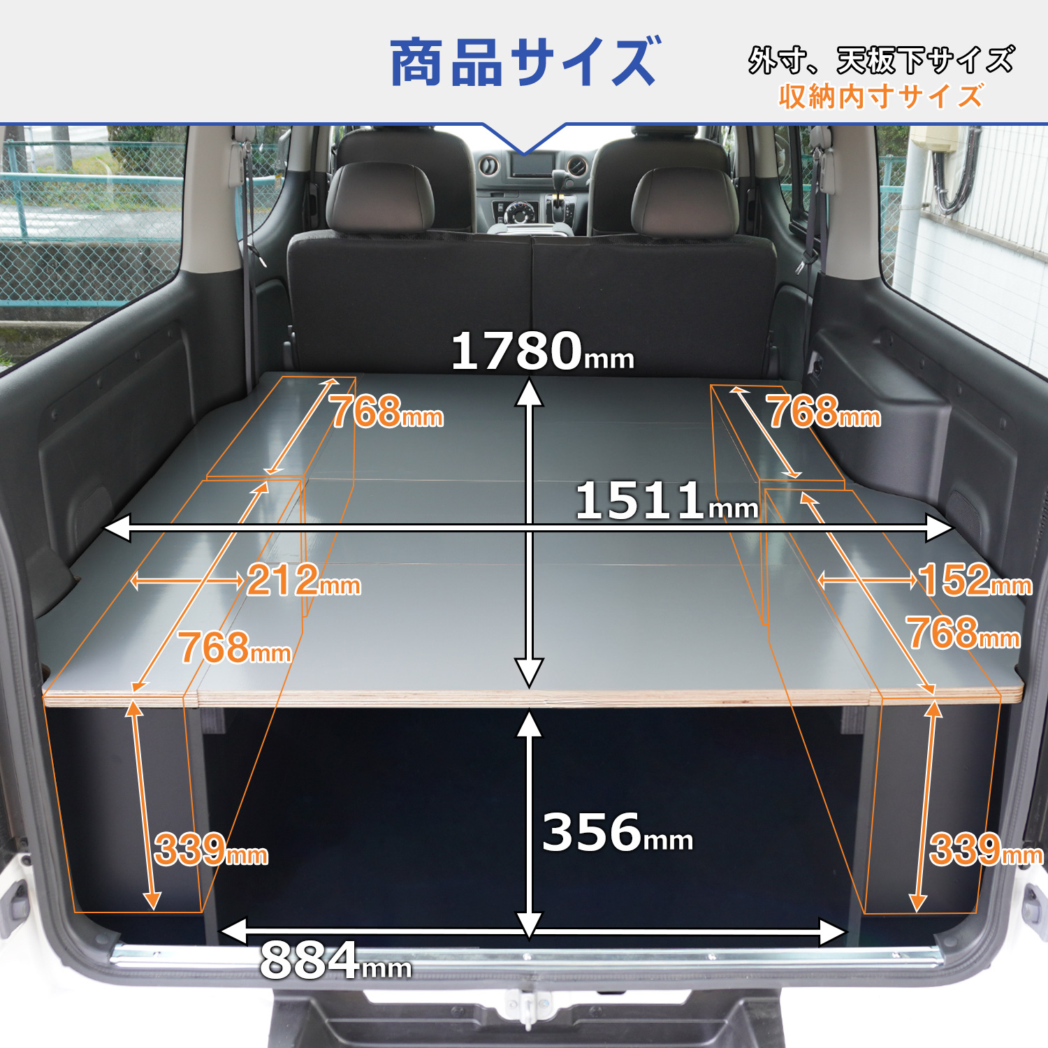 プロダックス キャラバン プレミアムGX ボックス型 カーゴキット
