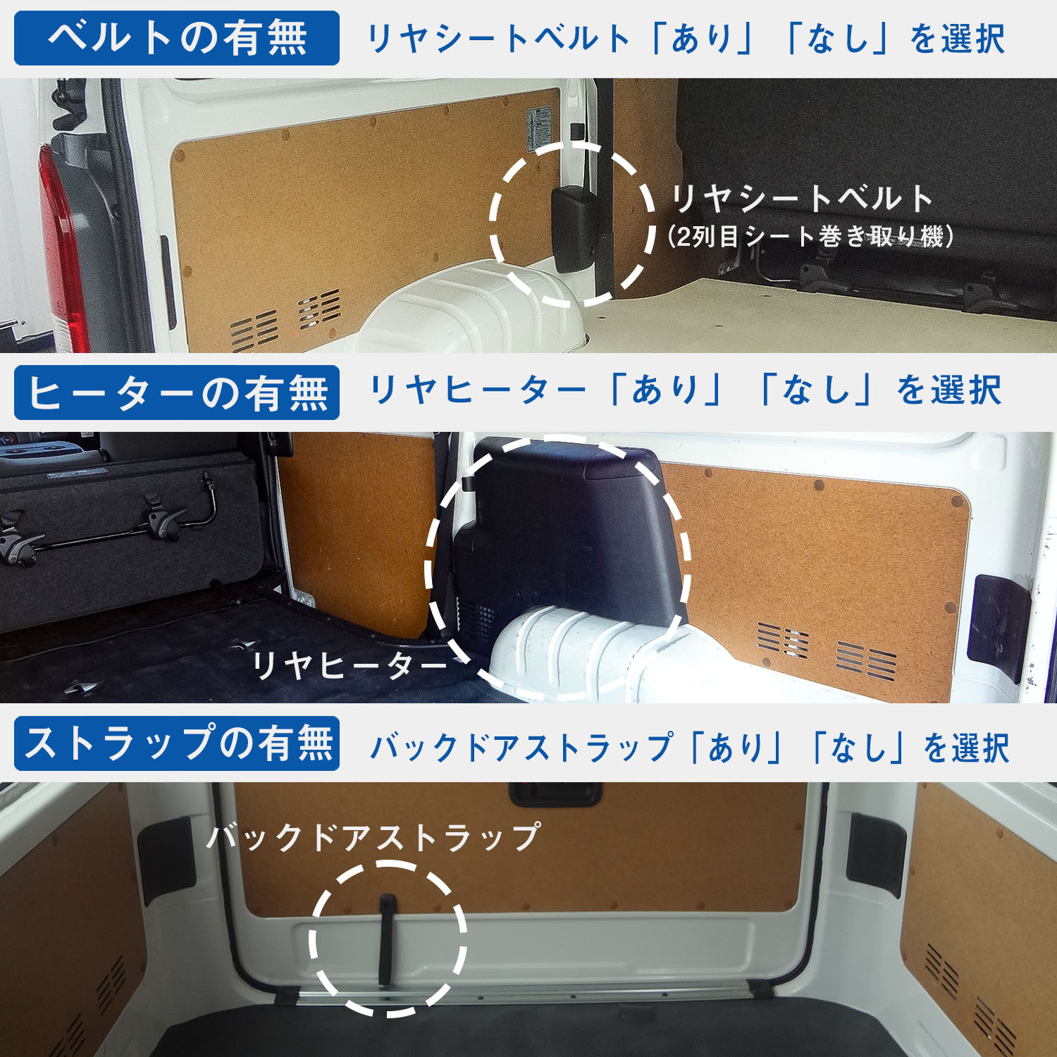 プロダックス 200系 ハイエース DX 標準ボディ 4ドア 9人乗 トリム