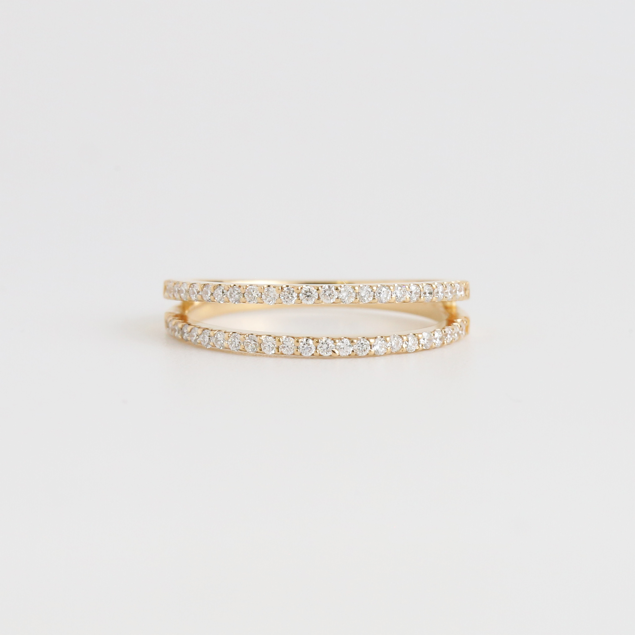 Avaron（アヴァロン） ダブルアーム ダイヤモンド リング 指輪