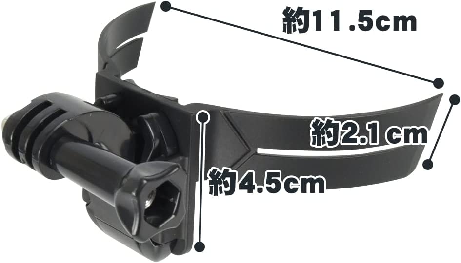 ヘルメット用小型カメラ顎マウント002