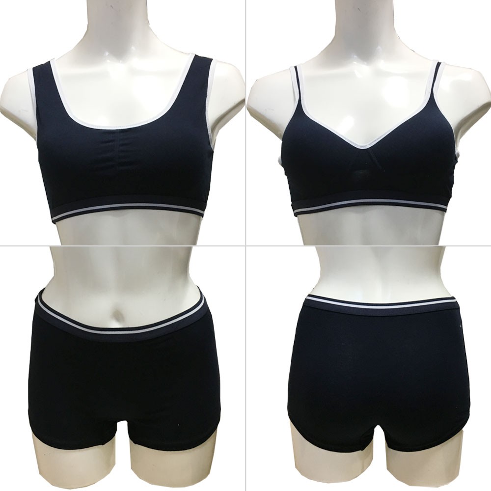 ブラ2点ショーツ1点　スポーツブラショーツセット