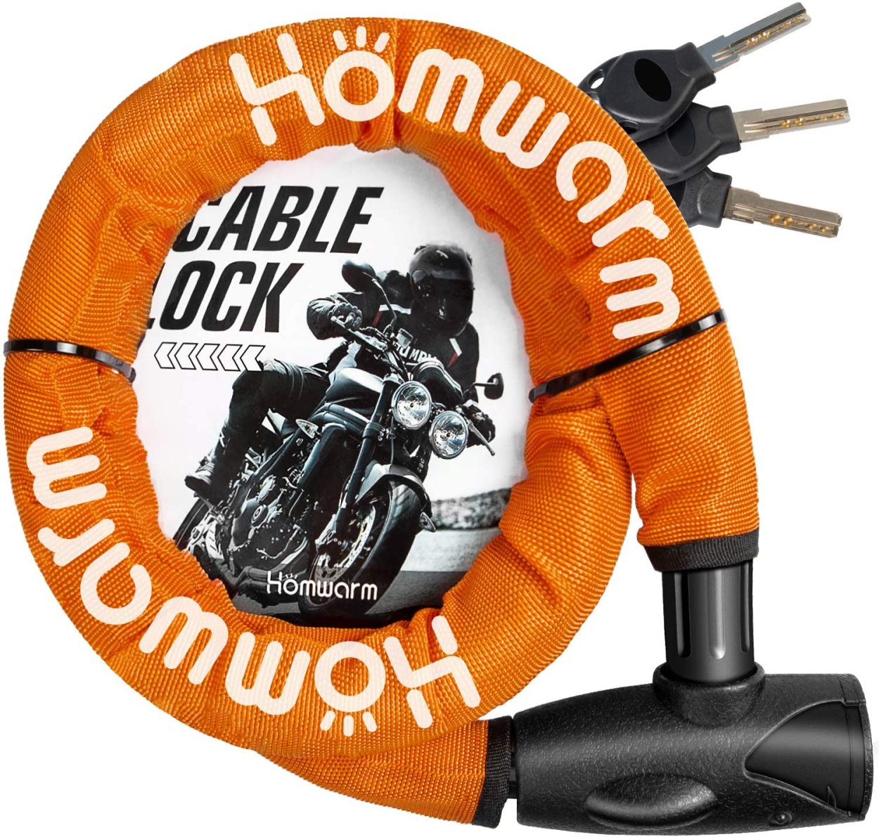 バイクロック チェーンロック ワイヤーロック 鍵3本セット バイク 自転車 φ(直径) 22mm×1200ｍｍ 頑丈 盗難防止 ACR-162 :  acr-162 : セレクトショップavenir - 通販 - Yahoo!ショッピング