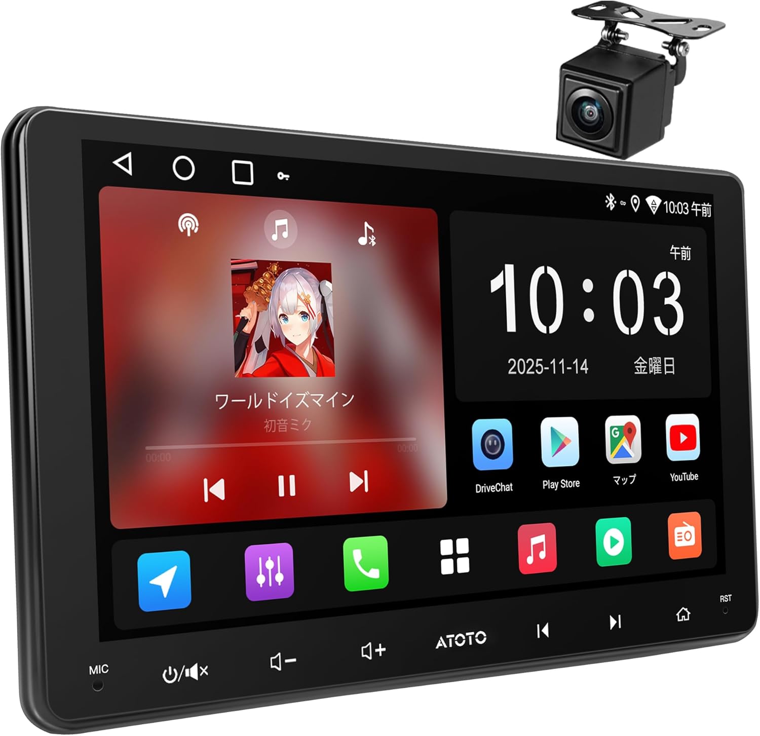 Android カーナビ 2DIN 9インチ ディスプレイ オーディオ Wi-Fi