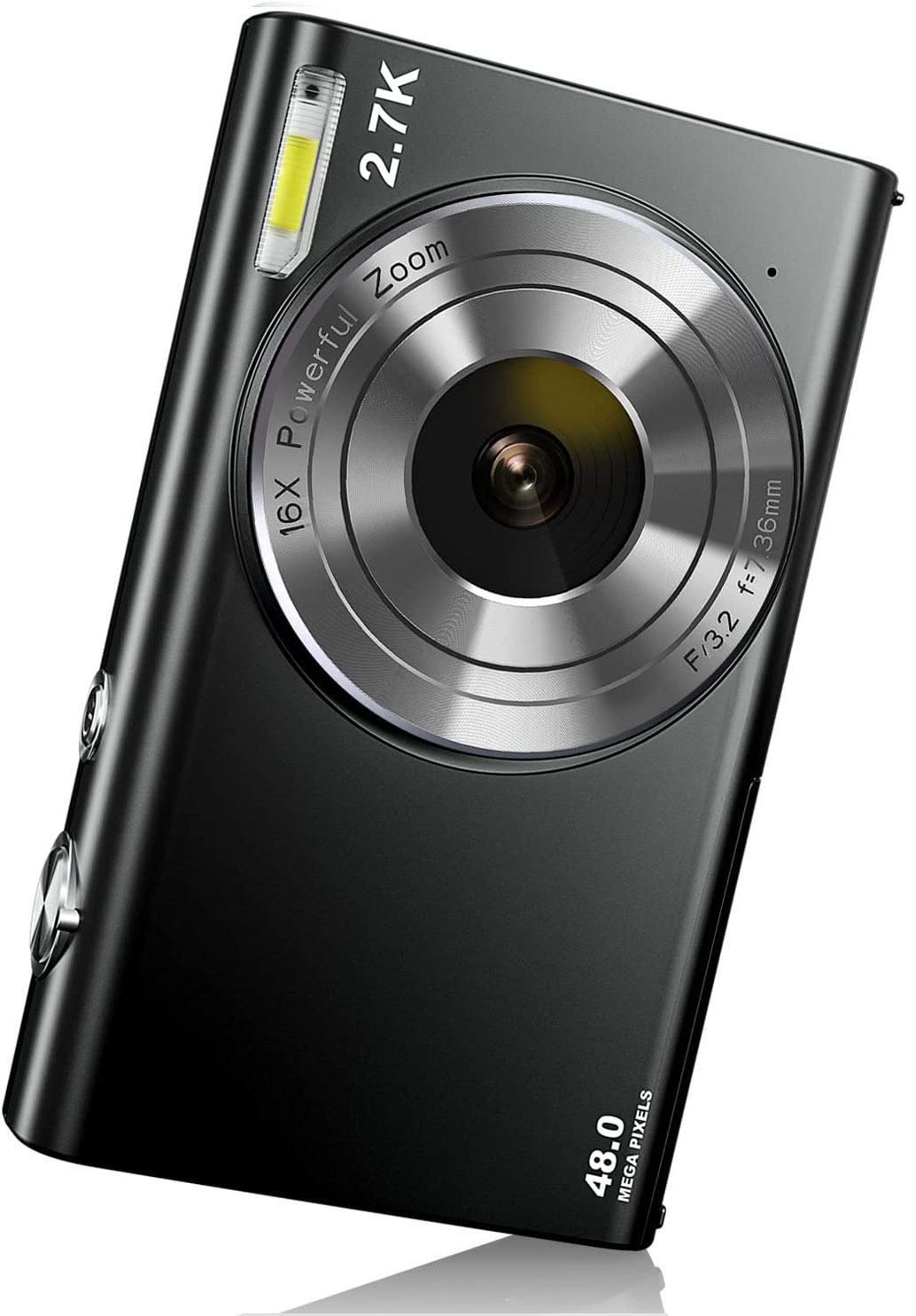 デジタルカメラ デジカメ コンパクト HDカメラ 32gカード付 1080P 4800万画素 16倍ズーム 軽量 携帯便利 2.88インチ30万画素 AKM-218｜avenir7｜02