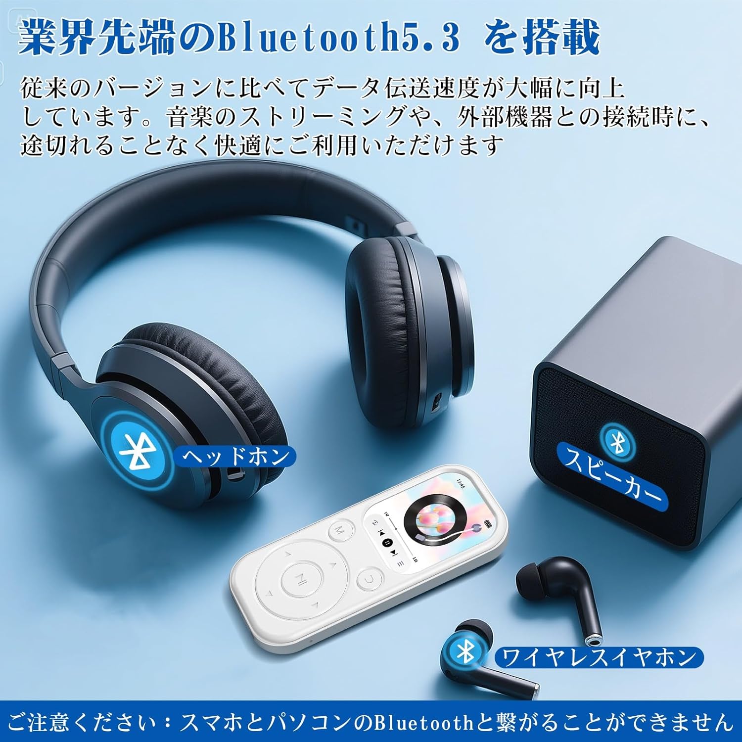 MP3プレーヤー Bluetooth5.3 64GB 最大128GB拡張可能 変速再生