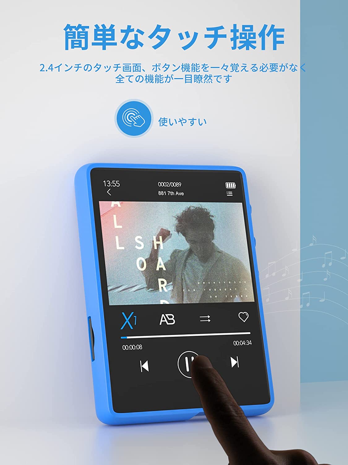 MP3プレーヤー Bluetooth5.3 音楽プレーヤー デジタルオーディオ