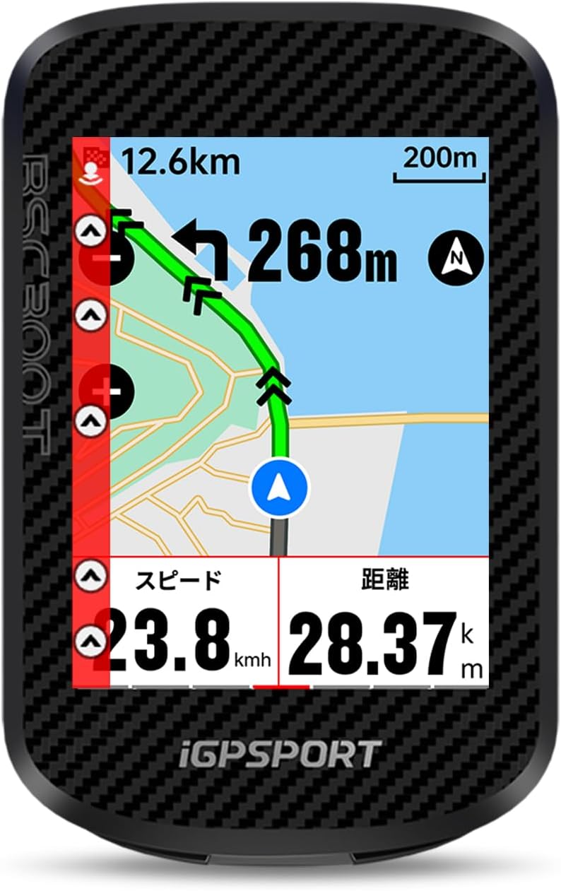 メ　iGPSPORT タッチスクリーン搭載 自転車 ナビ GPS搭載 地図表示 サイクルコンピュータ サイコン Bluetooth タッチスクリーン搭載