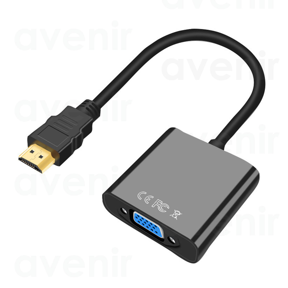 HDMI-VGA 変換ケーブル vga hdmi 変換アダプタ HDMI VGA 変換ケーブル HDMI to VGA 変換アダプタ 金コネクタ GAC-06｜avenir7｜03