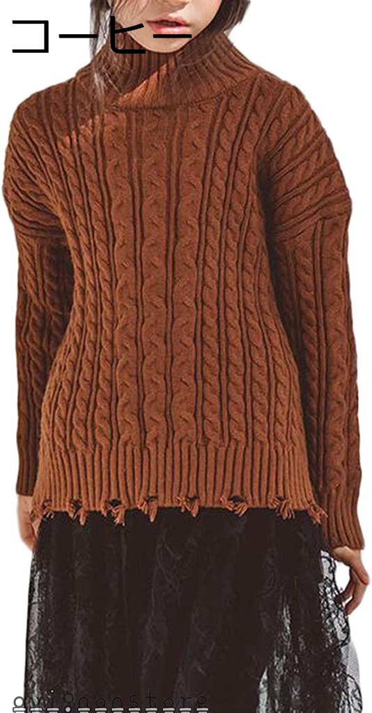 ガールズ ニット セーター ケーブル編み ゆったり キッズセーター 子ども プルオーバーセーター 冬 女の子 ニット