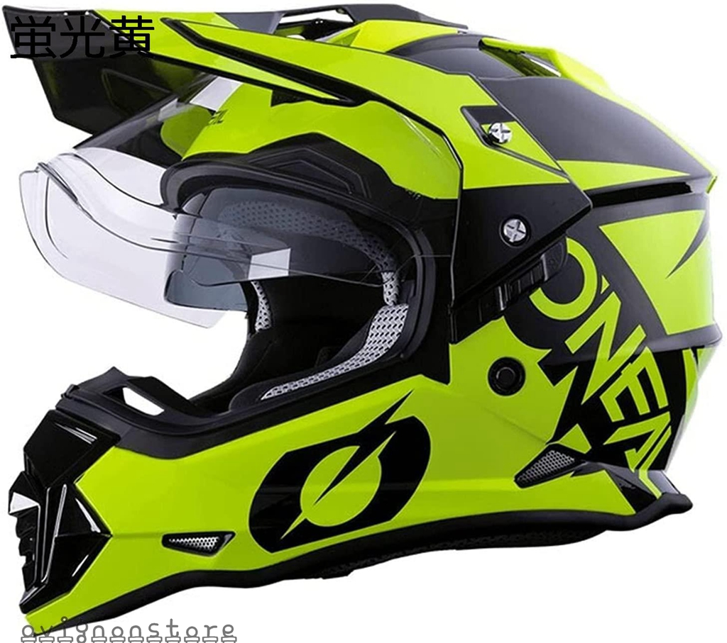 ヘルメット バイク helmet オニール オフロードヘルメット モトクロス ダブルシールド 現行モデル デュアルスポーツ対応 - 0