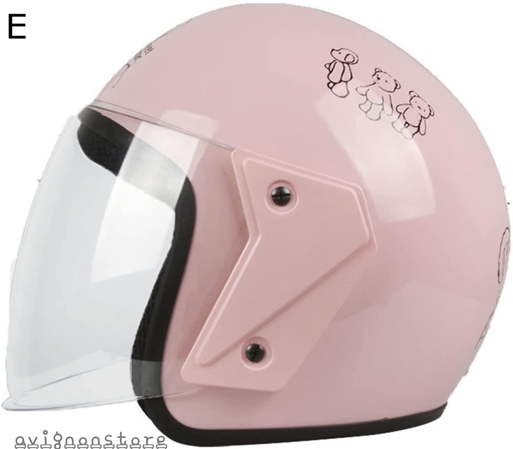 バイクヘルメット フルフェイス フルフェイスヘルメット 猫耳 ピンク 可愛い