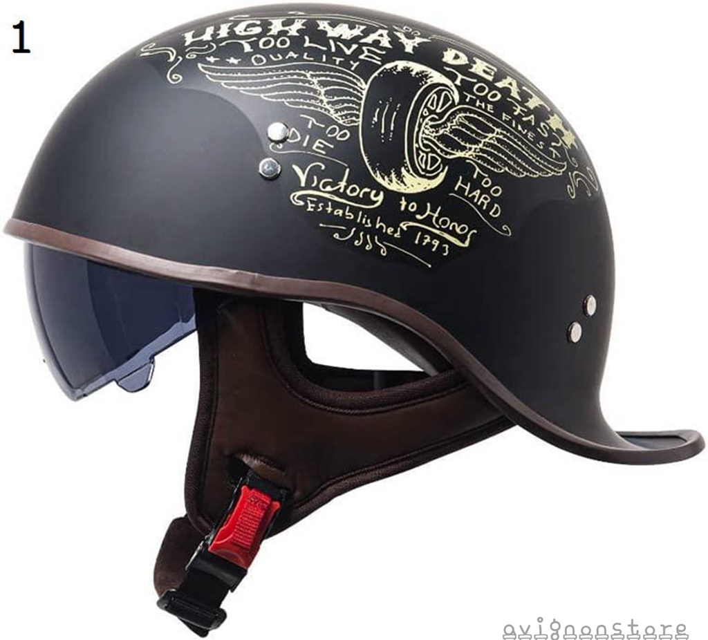 格安新品 ひよりセンターヘルメット ビンテージ オートバイ ジェット