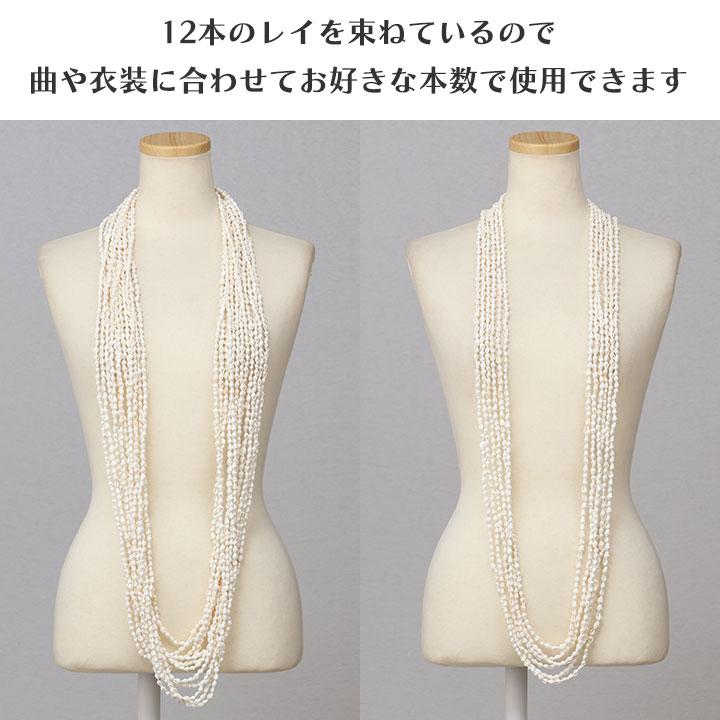 フラダンス シェルレイ 12連の商品一覧 通販 - Yahoo!ショッピング