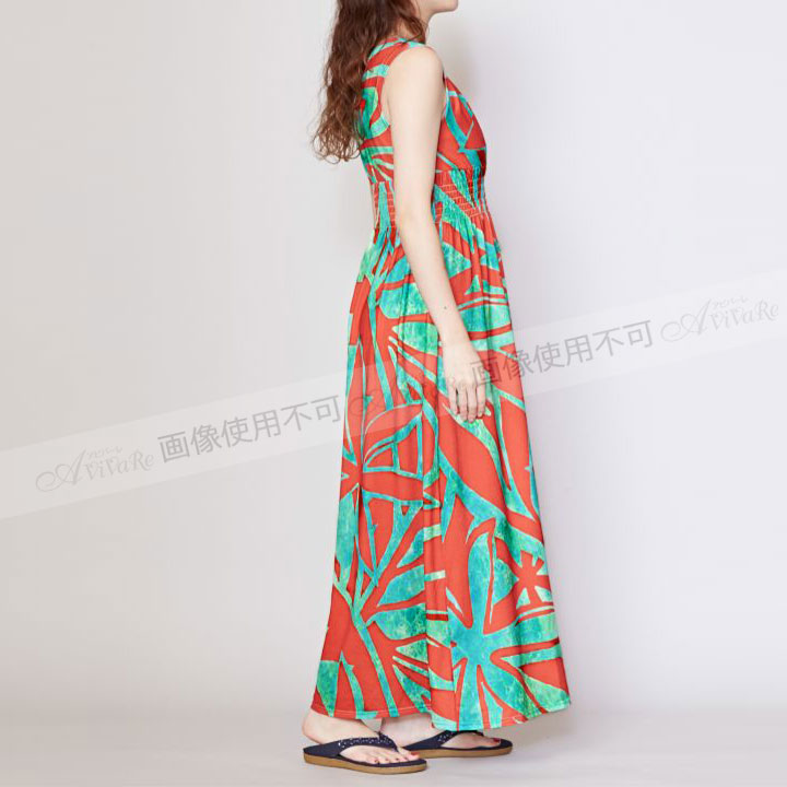 AMINA COLLECTION ティアレ タパ ノースリーブ ワンピース YJA