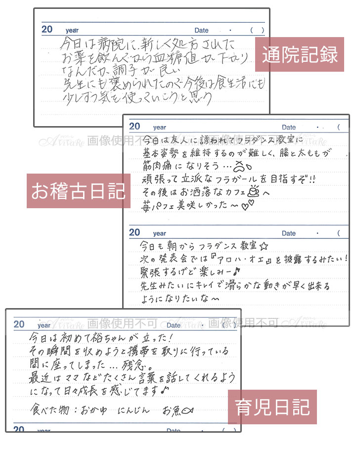 【雑貨】3年日記【アビバーレ】