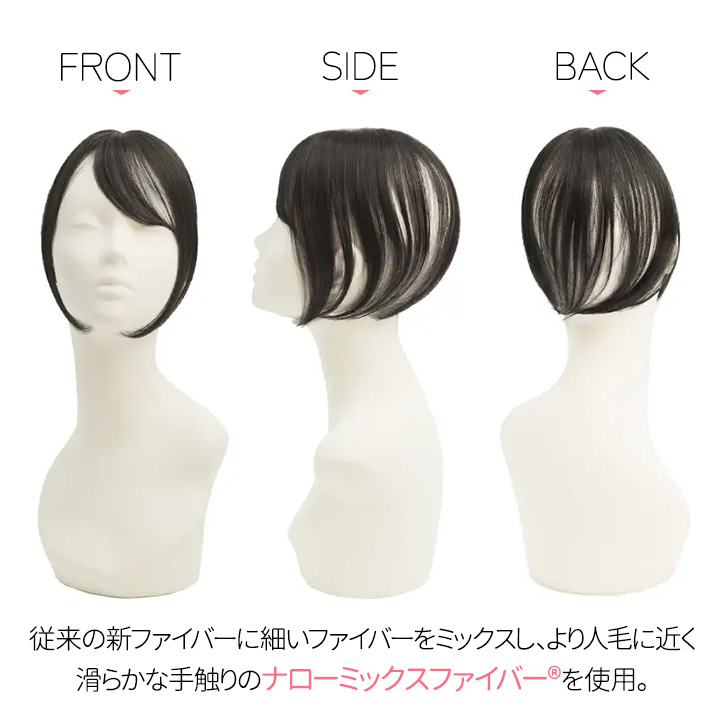 即納☆ ちょびっと白髪隠しウィッグ [Z3366] ヘアウィッグ 部分