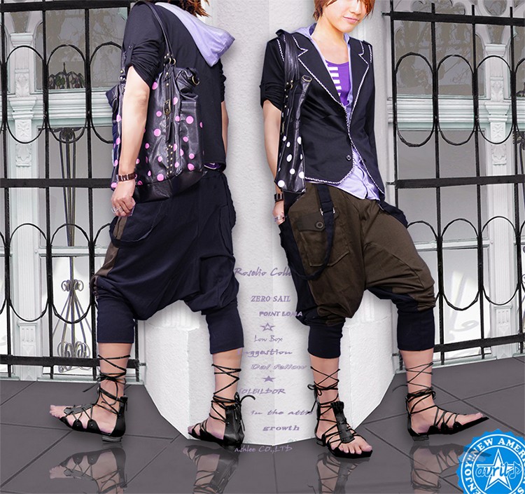 ato ドレープ加工　サルエルシルエット　パンツ パンツ メンズ サルエル ドレープパンツ ボトムス : ギフト専門Alizee