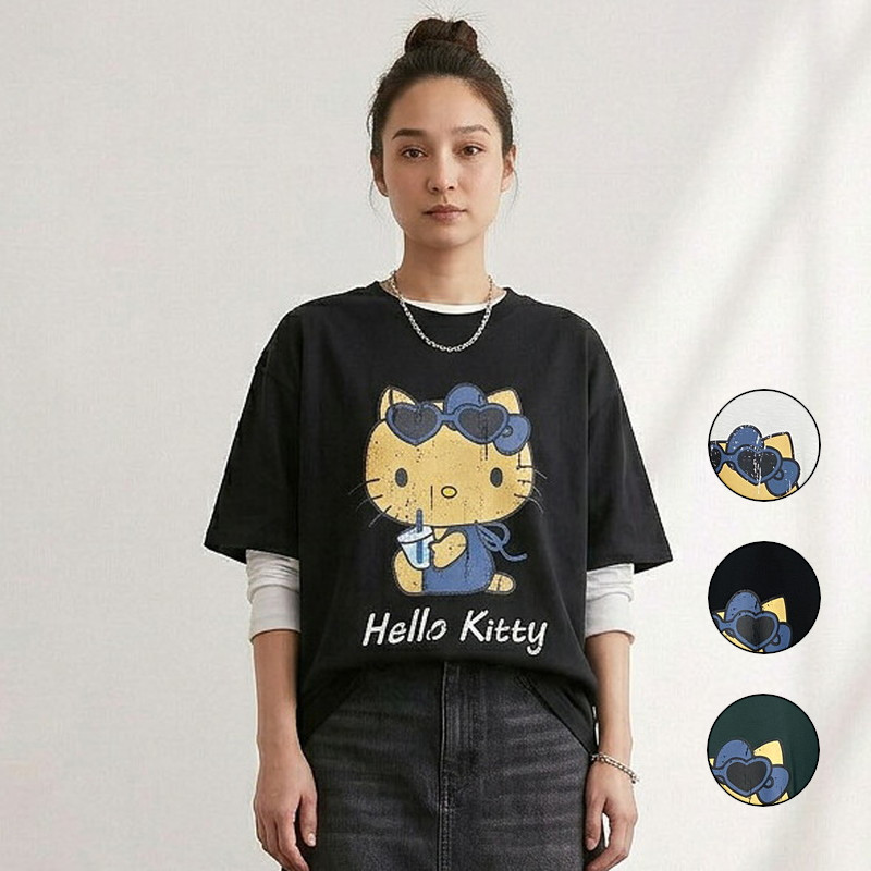 HELLO KITTY ハローキティ ビッグT ビッグTシャツ Tシャツ レディース