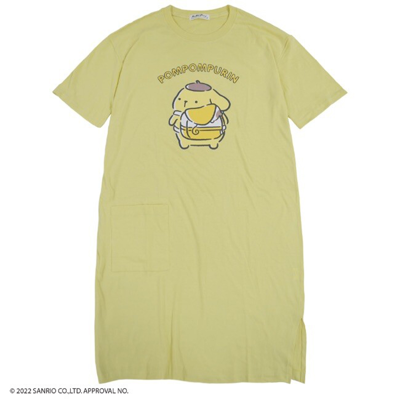 [WAIKEI X SANRIO]ポムポムプリンビッググラフィック半袖Tシャツ Qoo10] WaiKei 【2サイズ】ポムポムプリン バブル グラ