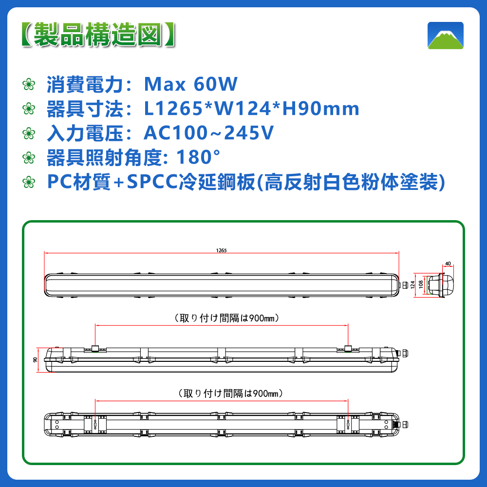 LEDベースライト 40W形 屋外用 可能 40W形2灯式 ベースライト LEDベースライト G13 ベース照明 器具 LEDベースライト 防水防雨  防噴流 LEDベースライト40w型 : ip65baselight40w20w-02 : アワーグラスショップ01 - 通販 -  Yahoo!ショッピング