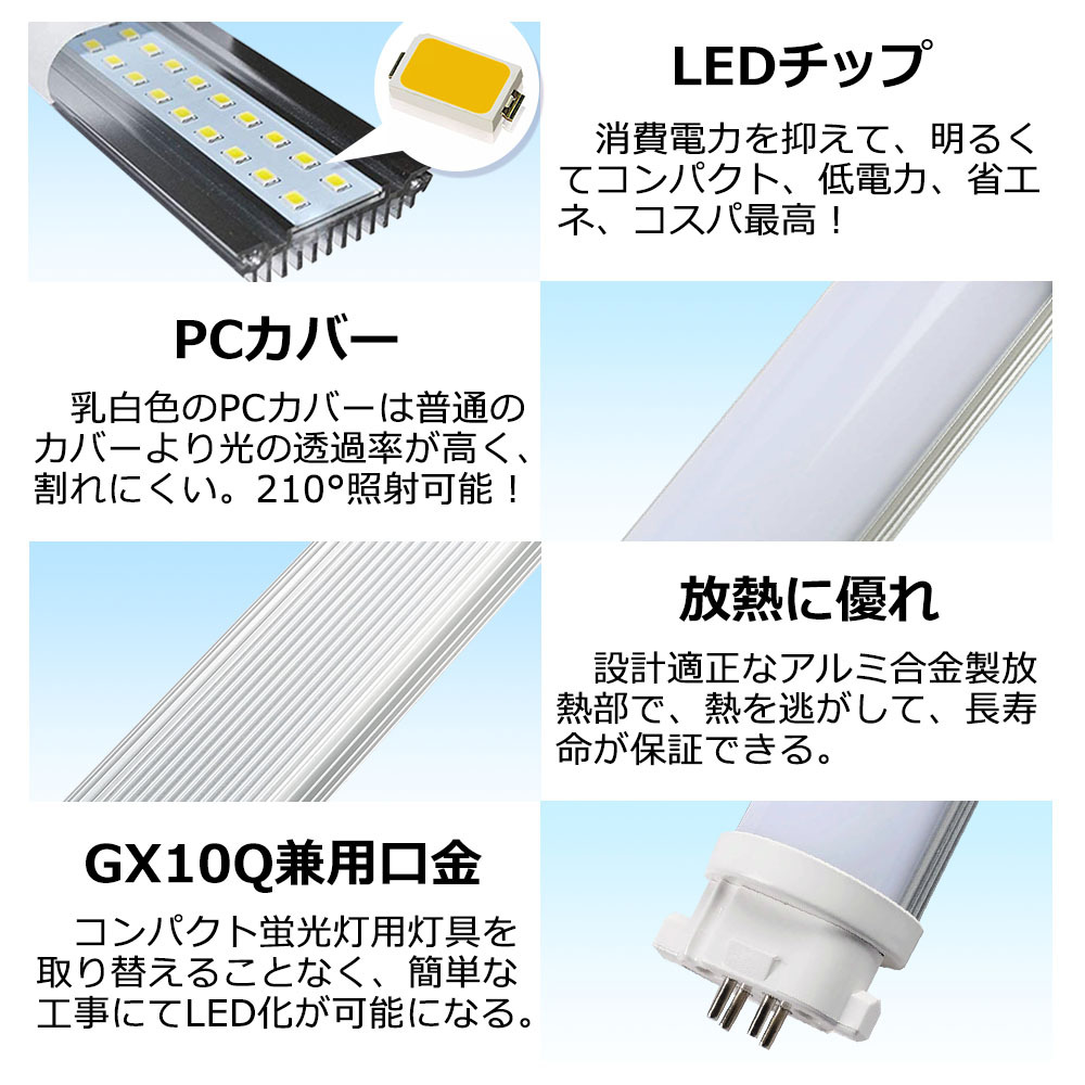 FPL13EXL LED FPL13EX-L FPL13EX コンパクト形蛍光灯 6W 960lm 口金
