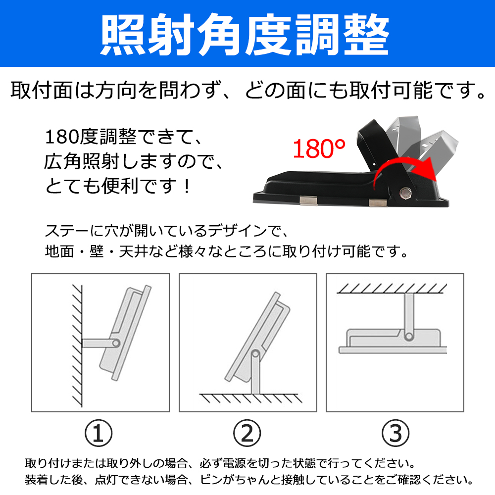 led投光器 350w 3500w相当 56000lm IP65防水 作業灯 led 明るい 屋外用