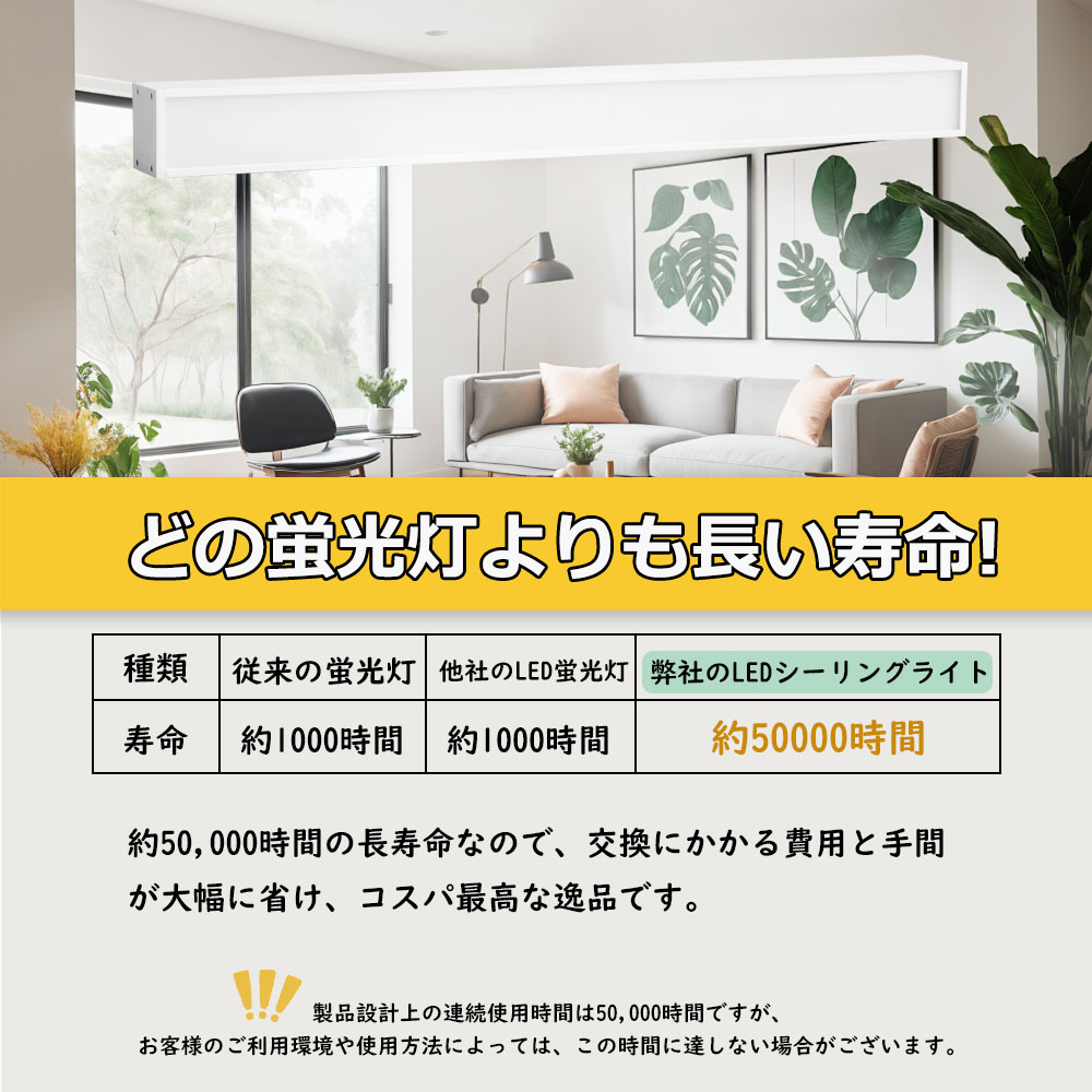 2025新モデル・P3倍！】 LEDシーリングライト 直管型 リモコン付き