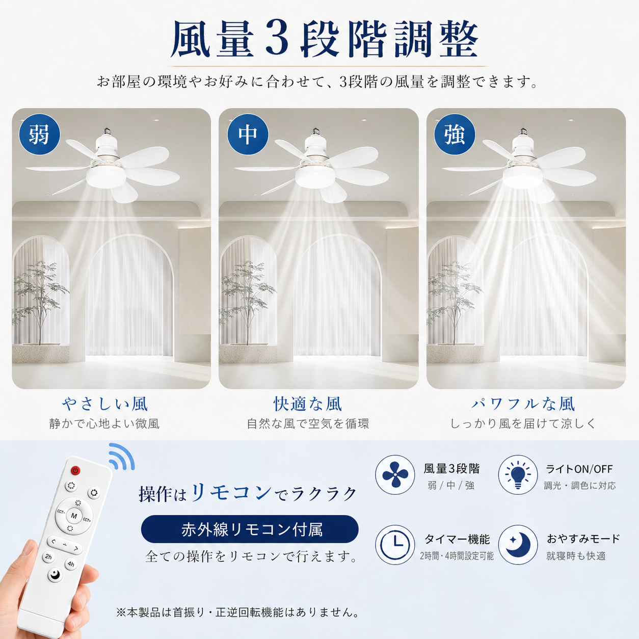 シーリングファンライト LED 6畳 8畳 フ...の詳細画像5