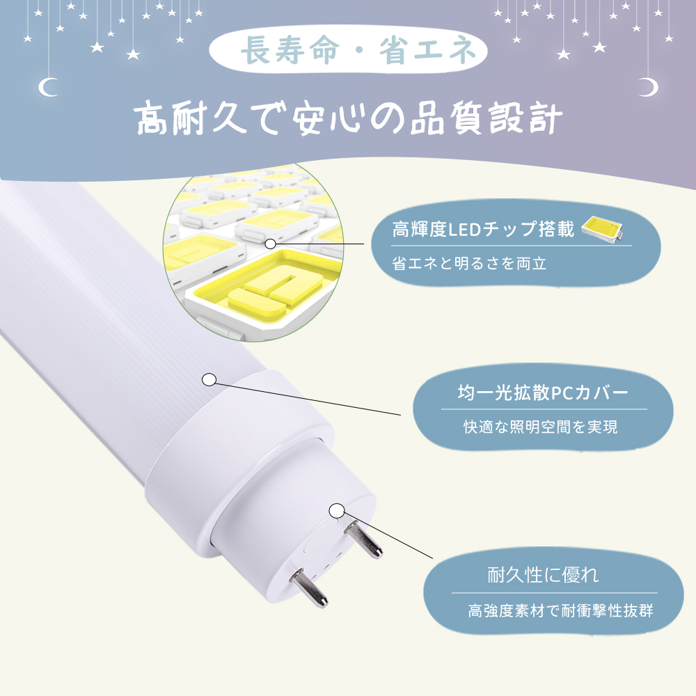 LED蛍光灯 10W形 8W形 直管 33cm 29cm LED直管蛍光灯 10W型 8W型 直