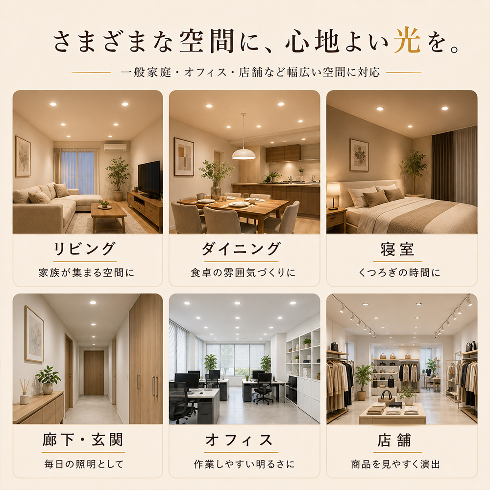 ダウンライト 複数 LEDダウンライト 100φ ダウンライト 埋込型 LED一体型 RGBカラー 無