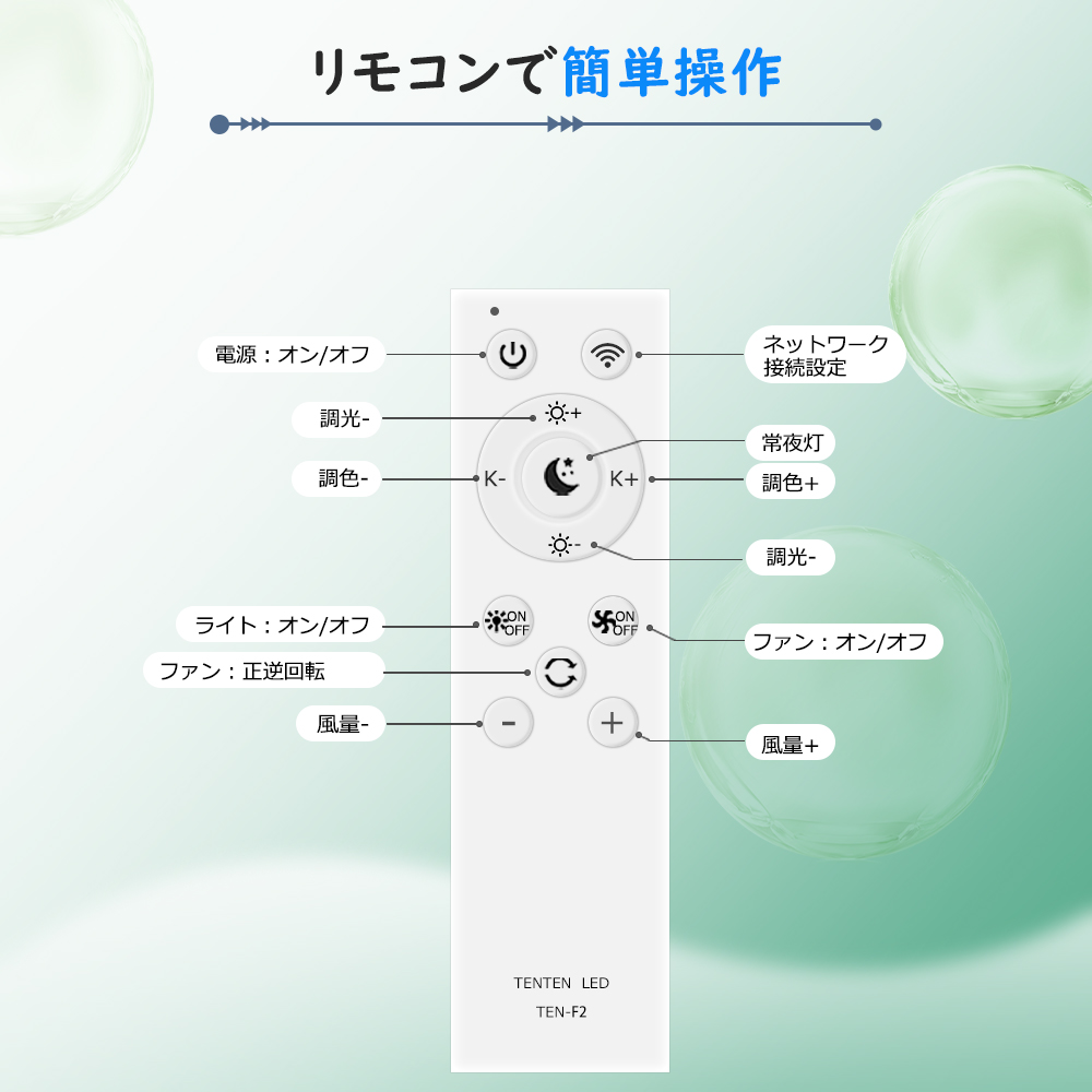 新登場 LEDシーリングファン 引っ掛けファン付きシーリングライト 